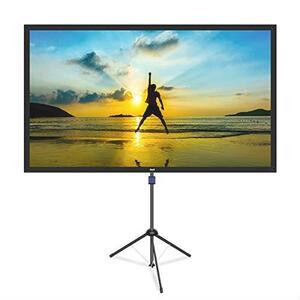 * free shipping improvement new version 4K correspondence projector screen ( glass fiber raw materials ) independent type portable tripod type indoor outdoors combined use maximum 100 type 16:9