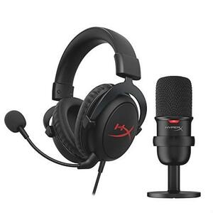 ★送料無料 HyperXゲーム実況用スターターパック HyperX Cloud Coreゲーミングヘッドセット、DTS Headphone:X空間オーディオとHyperX