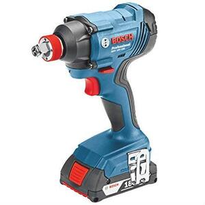 ★送料無料 ボッシュ(BOSCH) 18V コードレスインパクトドライバー (2.0Ahバッテリー2個・充電器・キャリングケース付) GDX18V-180