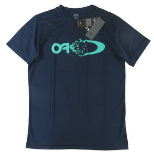 新品◆OAKLEY◆吸汗速乾 通気性◎ 軽量 ENHANCE MESH SS TEE 11.0 紺 JPN M◆オークリー 半袖 Tシャツ メッシュ FOA402425◆J728