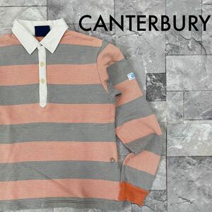 CANTERBURY canterbury рубашка-поло casual окантовка длинный рукав Rugger рубашка orange женский размер L шар FL3029