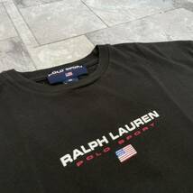 90s Polo sport ポロスポーツ ラルフローレン USA製 Tシャツ 半袖 デカロゴ ヴィンテージサイズM 玉FL3030_画像2