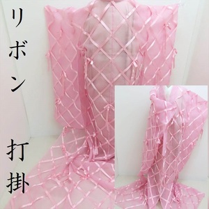 Club wistaria * see-through strike . ribbon wedding costume pink (3271-6FRC)