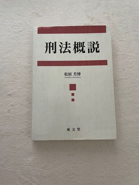 刑法概説