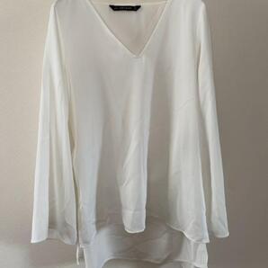 ZARA Basic ザラベーシック ロングシャツ ホワイト 羽織り サイズXS
