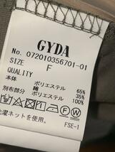 GYDA ジェイダ ロング トレーナー ワンピース オリーブ色 フリーサイズ_画像6