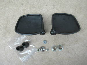 Z1000J Z1000R Z1100R Z1100GP Kawasaki original rearview mirror cover only left right set used beautiful goods kawasaki rare goods that time thing Z400GP Z750GP GPZ400F