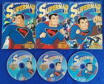 #4 02416 送料無料 THE CARTOON OF LEGEND HERO SUPERMAN 3巻セット（第1話～第11話） 【日本語吹替あり】【レン落ち】_画像1