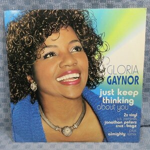 VA324●81359-1 グロリア・ゲイナー GLORIA GAYNOR「just keep thinking about you」12インチ(アナログ盤)2枚組