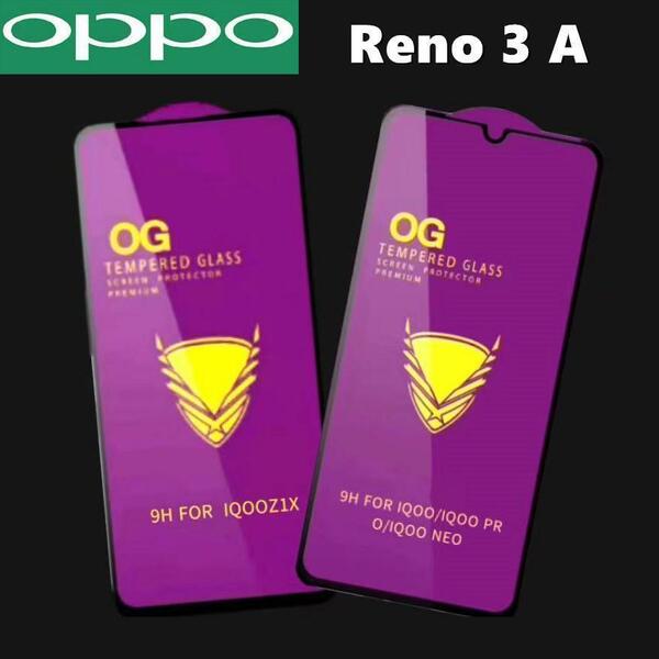 2枚セット　OPPO Reno 3 A ガラスフィルム 強化ガラス 保護シール 9H 高透率　2枚セット