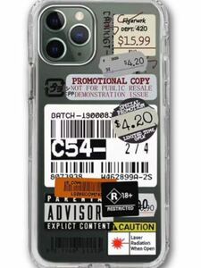 P-93 AINONE] iPhone13mini case stylish sticker Laverda ip Logos ma ho mobile (iPhone13mini, Picture color A)