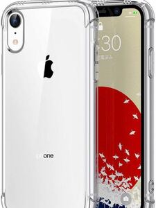 Q-99 ONES HD全透明 iPhone XR ケース 米軍MIL規格 超耐衝撃 『 360°エアバッグ、半密閉音室 』〔 画面 レンズ保護、滑り止め、
