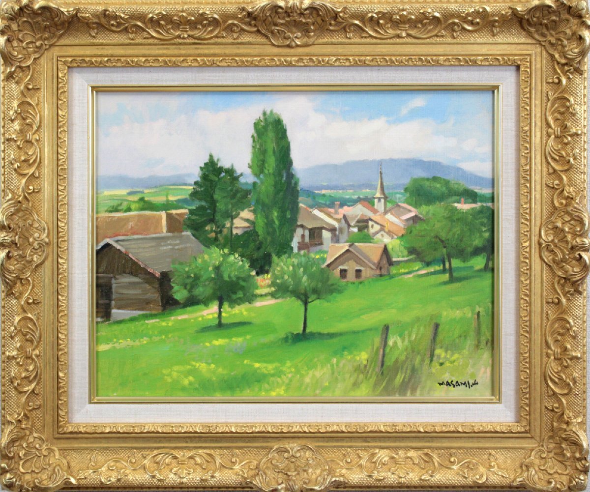 Masami Yamagishi French Countryside Oil Painting [Authentic Guaranteed] Painting - Hokkaido Gallery, Painting, Oil painting, Nature, Landscape painting