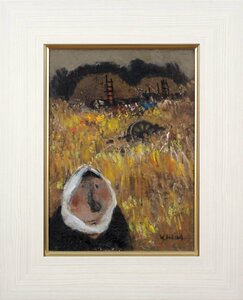 Art hand Auction Peinture à l'huile de fin d'après-midi d'automne de Yoshiyuki Hara [authentique garantie] Peinture - Galerie Hokkaido, Peinture, Peinture à l'huile, Nature, Peinture de paysage