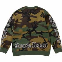 Supreme x Bounty Hunter CAMO Sweater 新品未使用品 XLサイズ_画像2