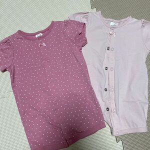 ベビー服 ロンパース H&M 女の子