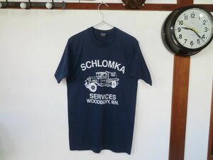 【ビンテージ/古着/良品】1990年代 FRUIT OF THE LOOM/SCHLOMKA Tシャツ 米国製 Mサイズ 検索用⇒ アメカジ/半袖/シャツ/D0910