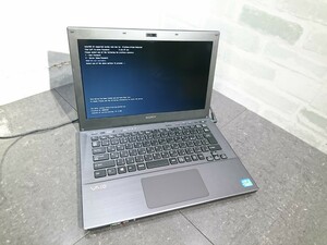 【現状品】管1T147 SONY VAIO SVS13AB11N SVS13A2AJ CPU core i5-3210M HDD無し、HDDマウント有り、メモリー4GB、バッテリー有り起動OK