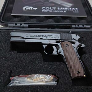 精巧1/2スケール　ミニチュアモデルガン　コルトM1911A1 ブラック　 ミリタリー　トイガン　モデルガン