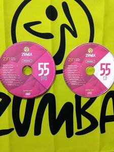 即決　ZUMBA　ズンバ　ZIN55　DVD　＆　CD　インストラクター専用