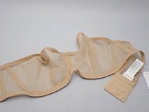 ERES SOFT CUP BRAS 60651 エレス アンダーウエア ソフトカップブラ シアーブラ 80C ベージュ 未使用品 【送料無料】 A-8228_画像3