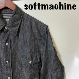 softmachine ソフトマシーン デニムシャツ ウエスタンシャツ 長袖