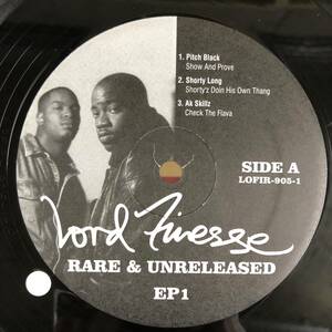 ■ Lord Finesse - Rare & Unreleased EP1【12inch】LOFIR-905-1 D.I.T.C. / AG / Roy Ayers