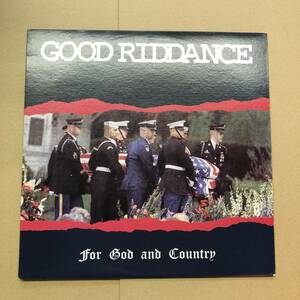 ■ Good Riddance - For God And Country【LP】FAT523-1 Fat Wreck アメリカ盤 メロディック・ハードコア