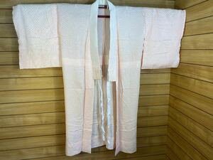  новый товар! детский диафрагмирования длина 110 натуральный шелк длинное нижнее кимоно розовый bokashi 