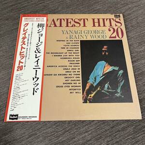 【帯付】柳ジョージ&レイニーウッド グレイテストヒット20 GEORGE YANAGI RAINY WOOD GRATEST HITS 20 / 2LP 2枚組レコード / BMC-7012 /