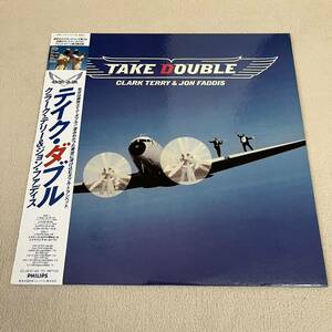 【国内盤帯付】CLARK TERRY & JON FADDIS TAKE DOUBLE クラークテリー＆ジョンファディス/LP レコード /28PJ-10 / ライナー有 / 洋楽ジャズ