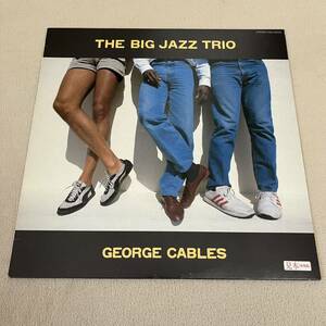 【白ラベルプロモ見本盤国内盤】THE BIG JAZZ TRIO GEORGE CABLES ジョージケイブルス / LP レコード / EWJ90033 / ライナー有 /