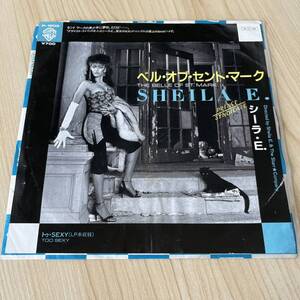 【国内盤7inch】SHEILA E. THE BELL OF ST.MARK TOO SEXY シーラE ベルオブセントマーク / EP レコード / P-1905 / 洋楽 /