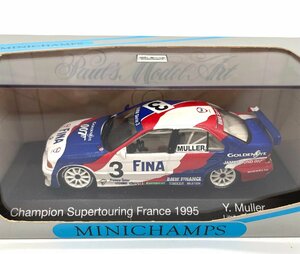 △MINICHAMPS ミニチャンプス BMW 318i Y.Muller フランス チャンピオン 1995 3号車 1/43