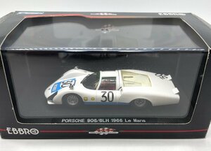 30△EBBRO 44135 ポルシェ PORSCHE 906/6LH No.30 1966 Le Mans ホワイト×ブルー 1/43 エブロ