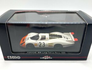 29△エブロ 1/43 ポルシェ 908 Long Tail ルマン 1969 ＃23 ホワイト 741