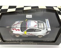 △MINICHAMPS ミニチャンプス ポルシェ Porsche 911 GT3 RS 24ｈ 2003年 ホワイト 1/43_画像4