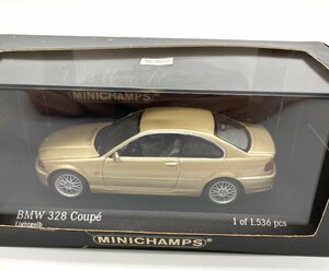△MINICHAMPS ミニチャンプス BMW 328 Coupe 1999 light yellow