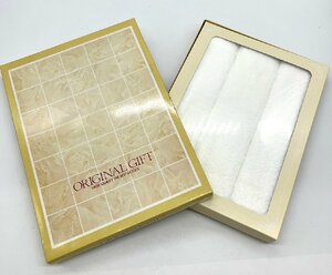 ●未使用品 ORIGINAL GIFT フェイスタオル 3枚セット