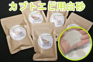 カブトエビ用白砂　200ｇ　カブトエビ　ホウネンエビ　ミジンコ　孵化　育成