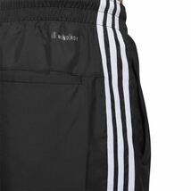 新品 adidas ウィンドブレーカー【L】裏起毛 パンツ 防寒 防風 長ズボン ロングパンツ スポーツ 黒 ウインド アディダス ナイロン ジャージ_画像6