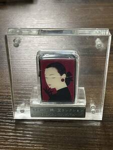 zippo 鶴田一郎 美人画 コレクション 漆加工 ICHIRO TSURUTA 2008年製 特殊加工品 デットストック 専用マグネット クリアケース 保証書