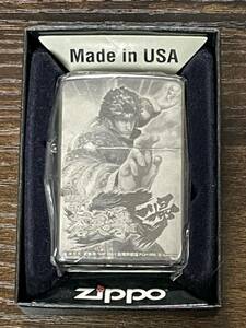 zippo 蒼天の拳 天帰 ゴールド刻印 両面デザイン 原哲夫 2016年製 アニメ 武論尊 霞 拳士郎 Sammy デットストック ケース 保証書