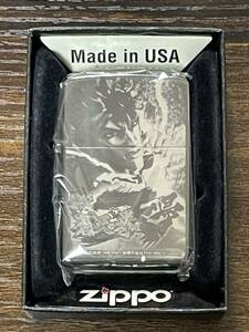 zippo 蒼天の拳 天帰 霞 拳士郎 劉 宗武 両面デザイン 原哲夫 2016年製 アニメ 霊王 武論尊 サミー Sammy デットストック ケース 保証書