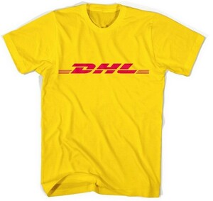 DHL エクスプレスＴシャツ ティーシャツ グッズ logo メンズサイズ　Mサイズ