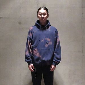 送料無料 URU HOODED SWEAT TIE DYE タイダイ染め パーカー 3 UNUSED 1ldk stein dairiku comoli a.presse sunsea yoke wism ssz needles