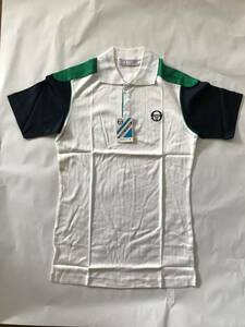 当時物　未使用　デッドストック　セルジオ・タッキーニ　SERGIO TACCHINI　半袖シャツ　テニス　品番：12160-4　サイズ：M　　TM9048