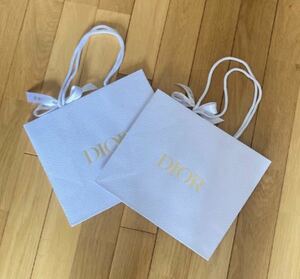 Dior ディオール ショッパー 紙袋2枚セット
