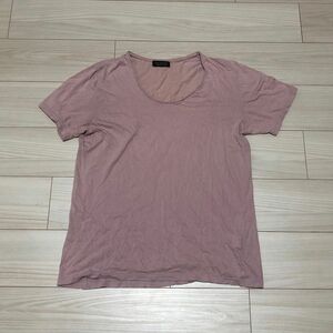 半袖　Tシャツ　ナノユニバース　メンズ　L XL ピンク