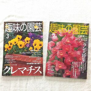 NHK 趣味の園芸　2001年3月号/2004年2月号　バックナンバー　2冊